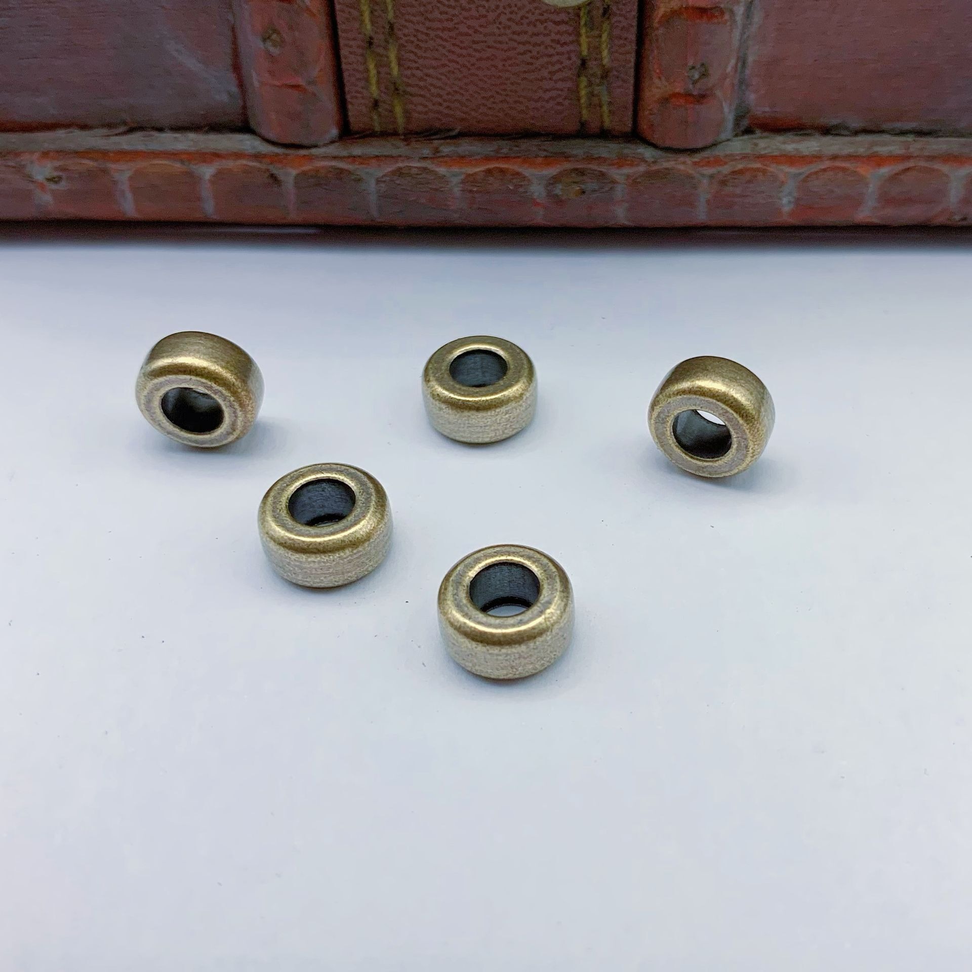 Paracord Survival Bracelet - 10pcs Brass old bead DIY bracelet