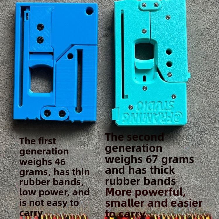Hunting Outdoor Gear - Magic Pivot Cardboard Slingshot 3D Printed