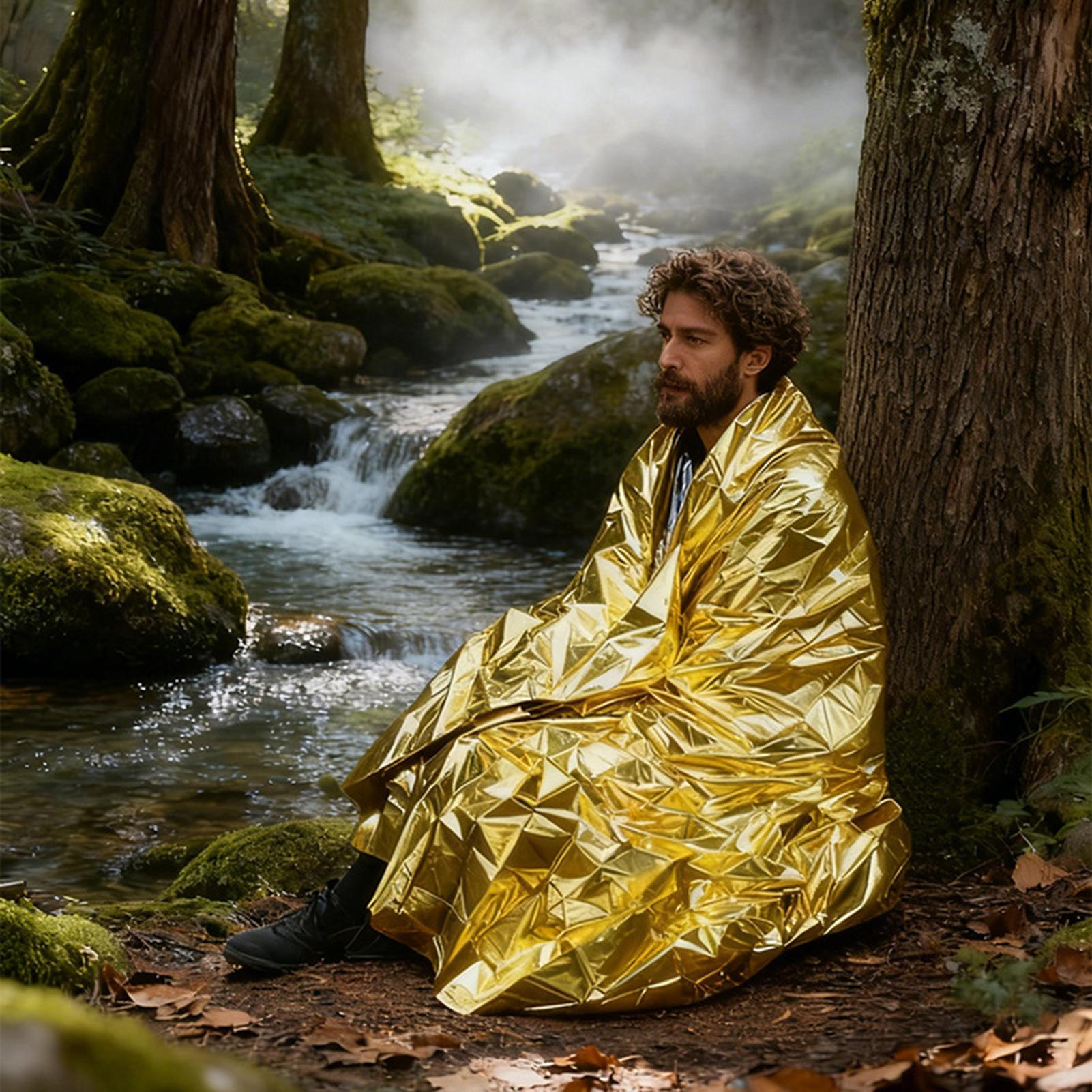Outdoor Hunting Blanket - Survival Blankets Reflective Foil Outdoor Supplies