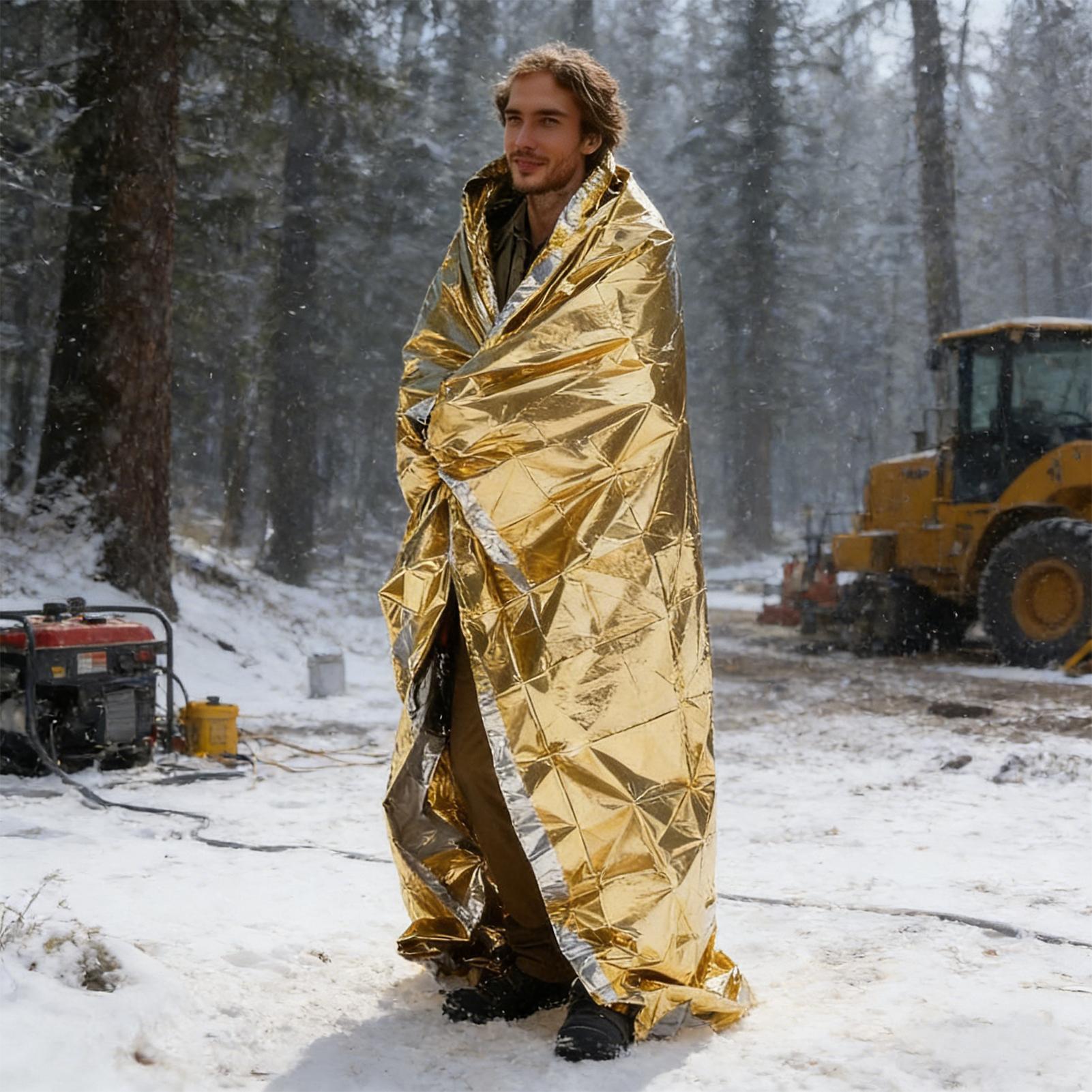 Survival Blankets Reflective F - огляд і ціна Outdoor Hunting Blanket