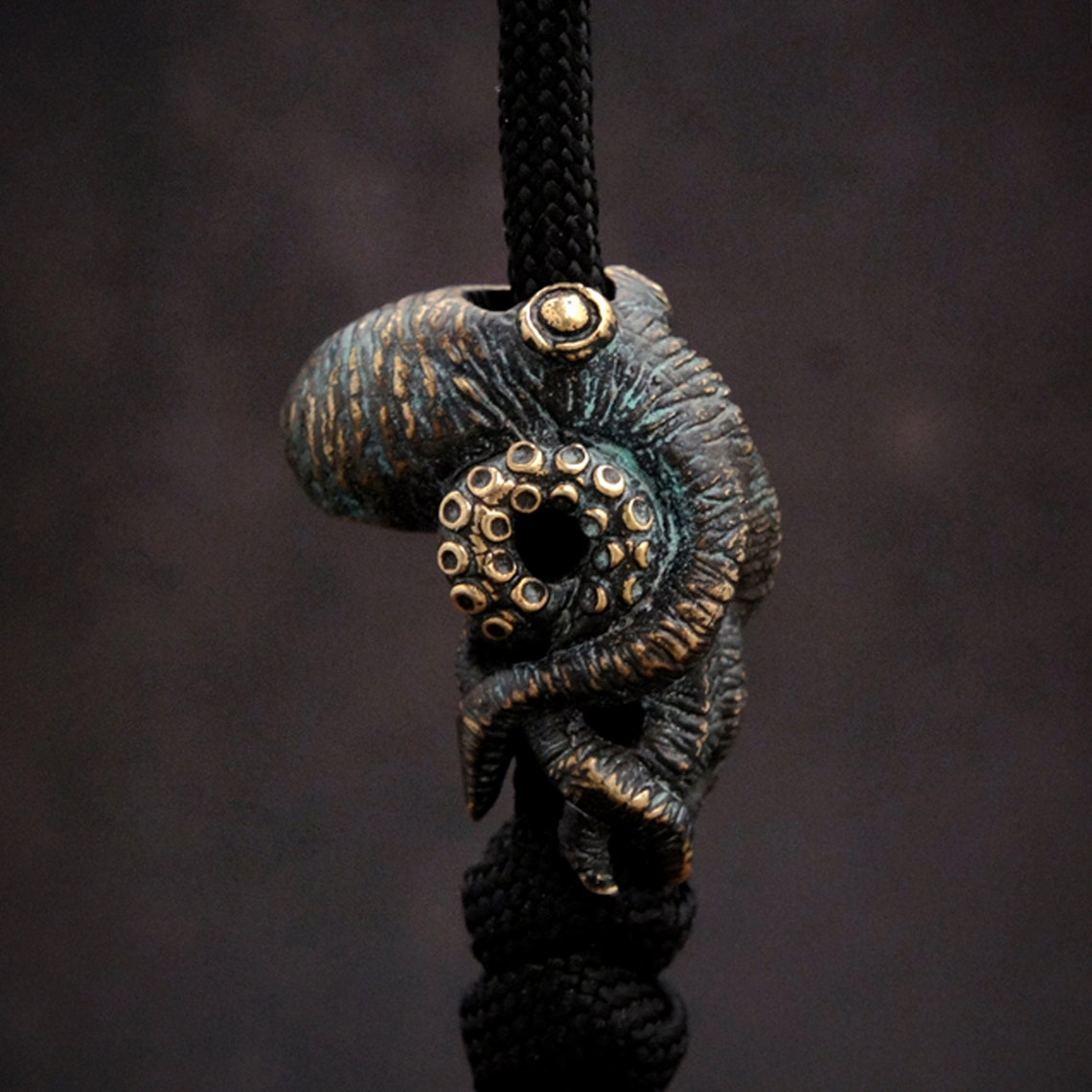 Octopus Brass Knife Beads Outd - огляд і ціна Paracord Survival Bracelet
