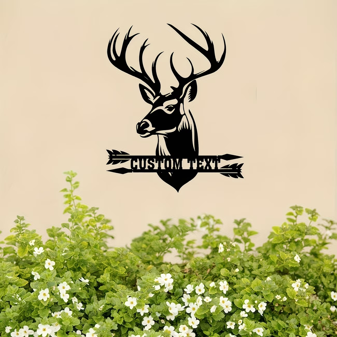Custom Deer Head Metal Wall Ar - огляд і ціна Hunting Outdoor Christmas Decorations