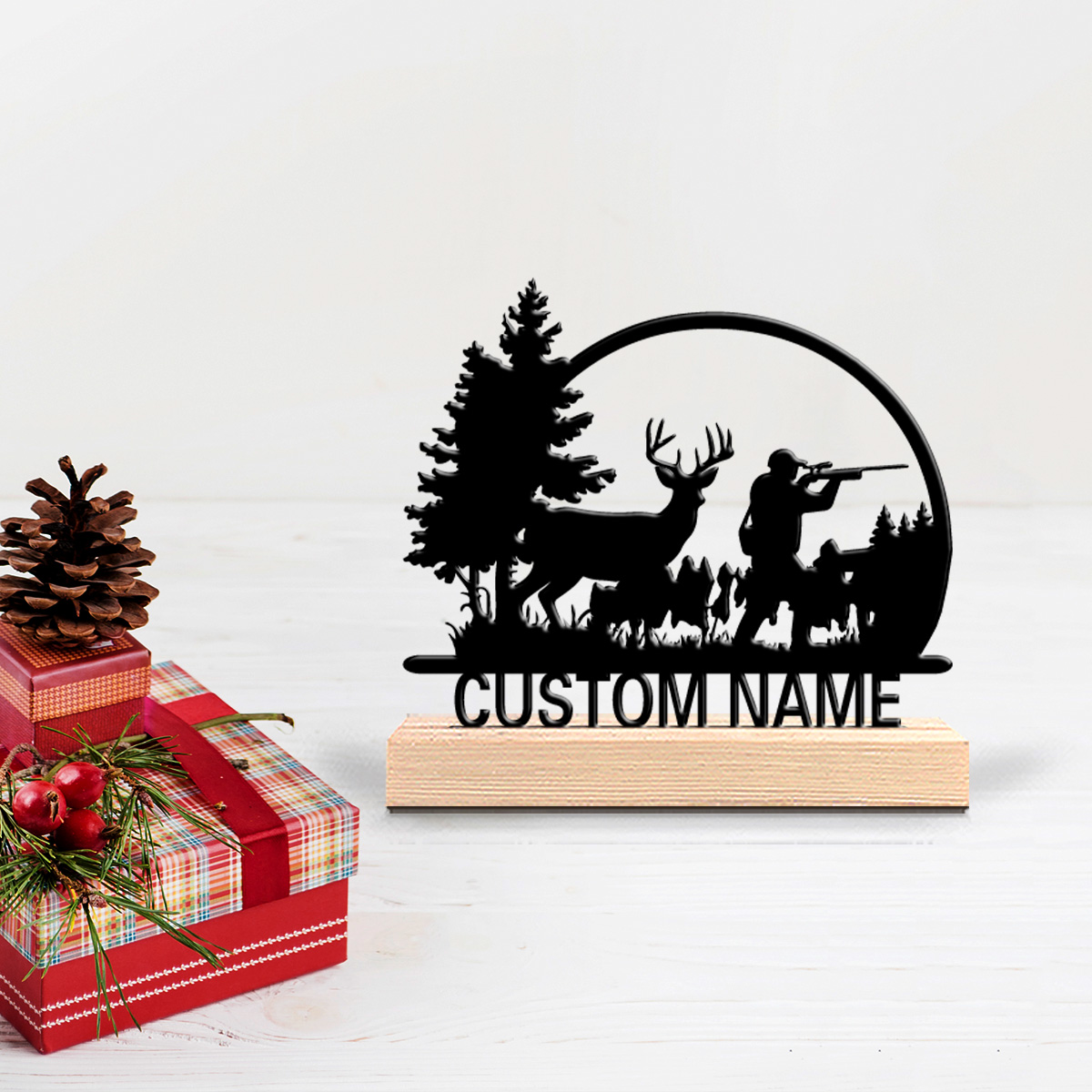 1pc Fashion ersonalized Custom - огляд і ціна Hunting Outdoor Christmas Decorations