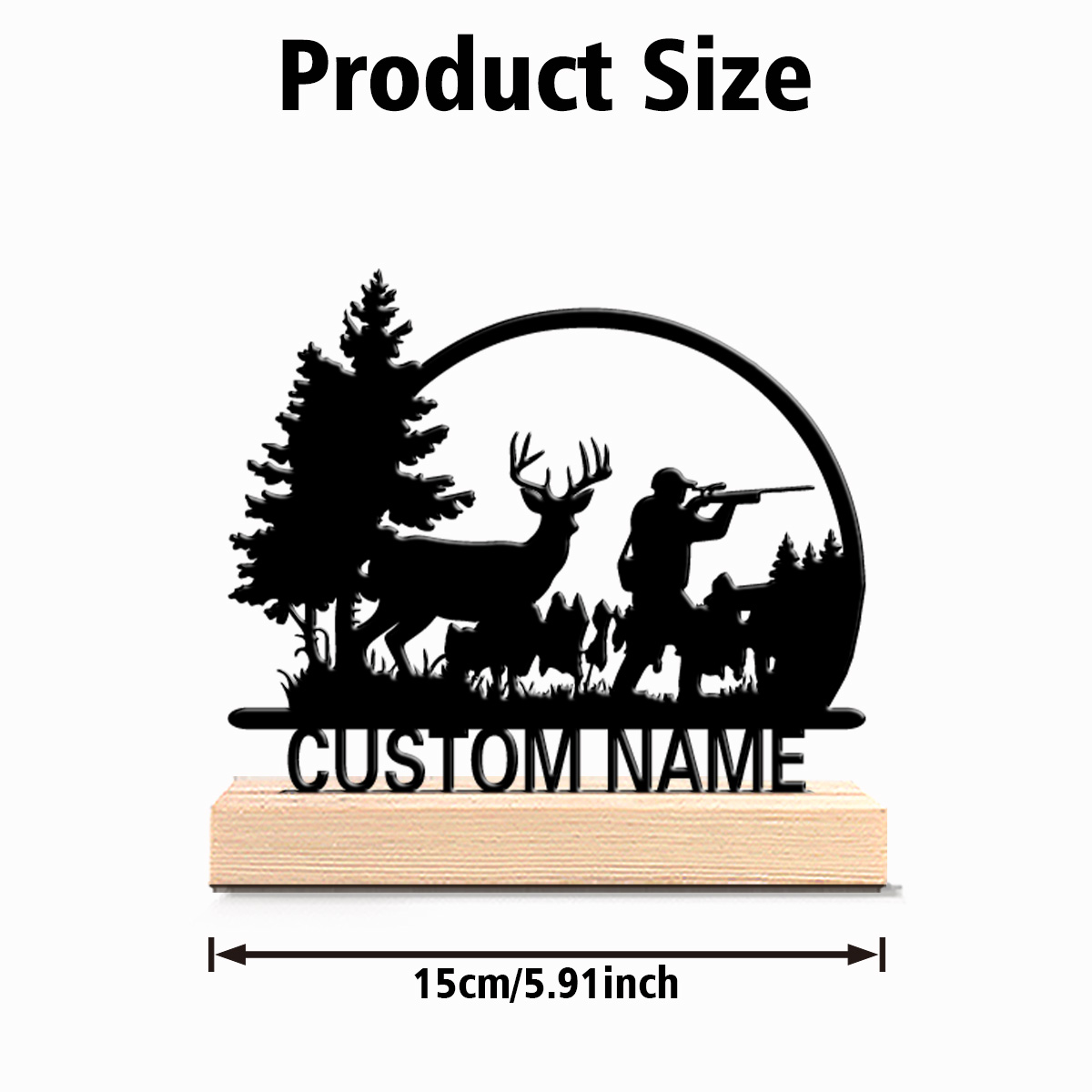 1pc Fashion ersonalized Custom - огляд і ціна Hunting Outdoor Christmas Decorations