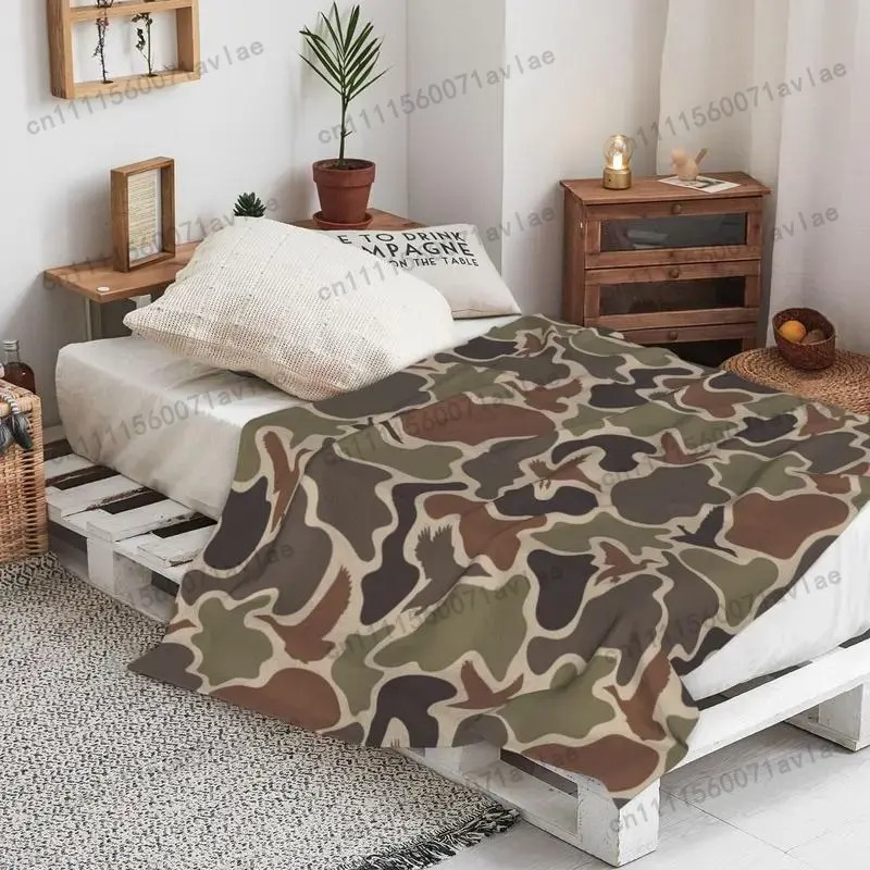 Customize Vintage Duck Camo Bl - огляд і ціна Outdoor Hunting Blanket