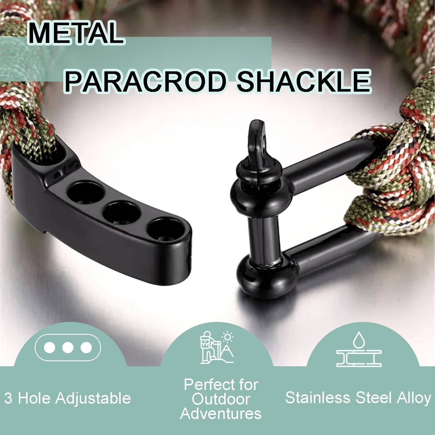 4/10Pcs Paracord Bracelet Buck - огляд і ціна Paracord Survival Bracelet