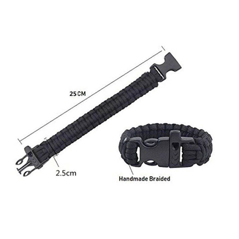 Whistle Paracord Bracelet, Sev - огляд і ціна Paracord Survival Bracelet