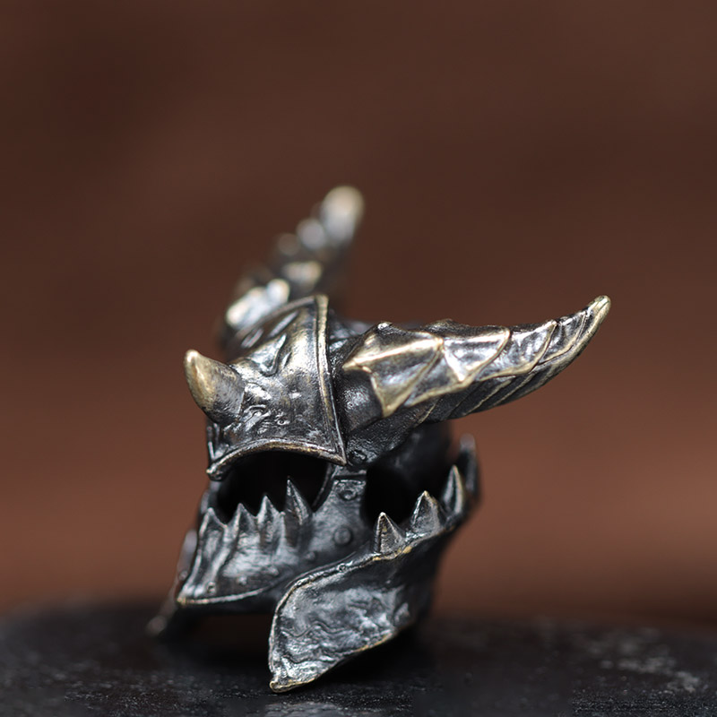 Death Helmet Brass Knife Beads - огляд і ціна Paracord Survival Bracelet