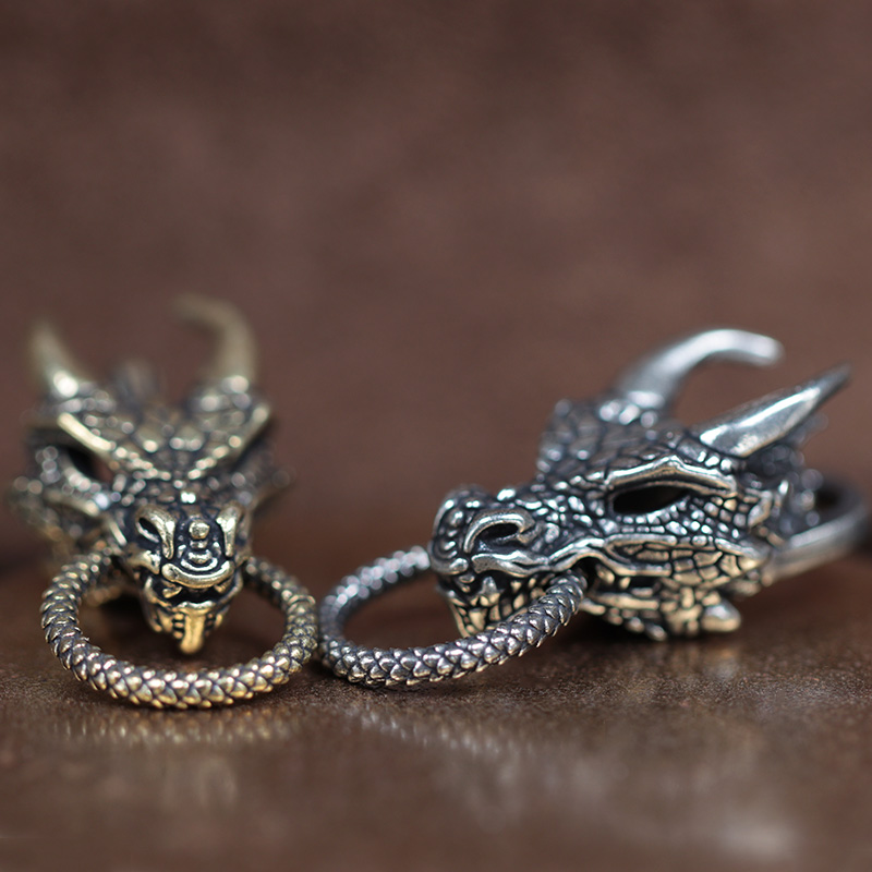 Dragon Head Brass Buckle EDC O - огляд і ціна Paracord Survival Bracelet